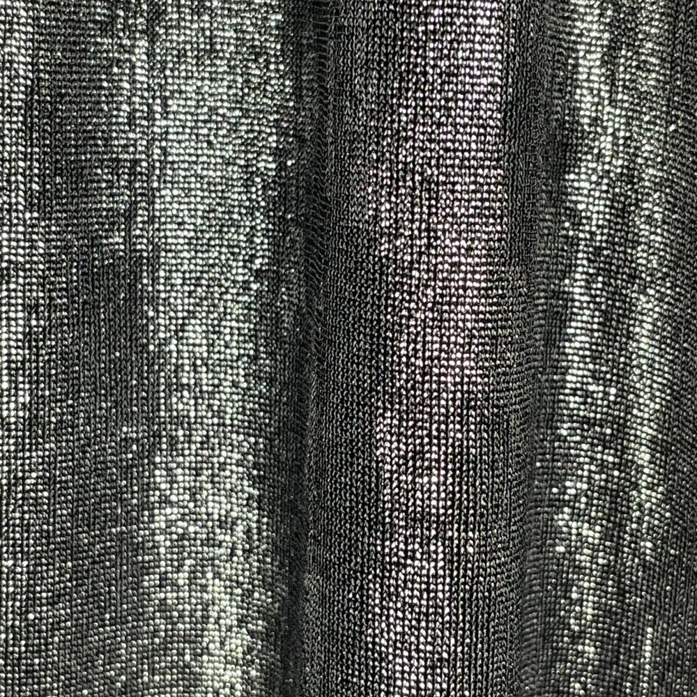 RACHEL Rachel Roy Silver-Gray Metallic Chain-Strap Racerback V-Neck Tank Top XL - Picture 9 of 14
